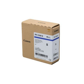 Canon PFI-3300B Blue Genuine Ink Cartridge 330ml 6439C001AA PFI3300B - Canon PFI-3300 Ink