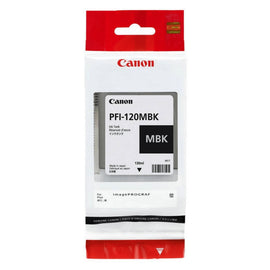 Canon PFI-120MBK Matte Black Ink Cartridge 130ml Genuine