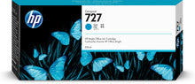 Load image into Gallery viewer, HP Genuine Extra High Capacity F9J76A 727 Cyan Ink 300ml