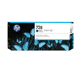 HP Genuine F9J68A / 728 Ink cartridge matt black 300ml for HP DesignJet T 730/830