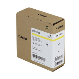 Canon PFI-110Y Yellow Ink Cartridge 160ml Genuine