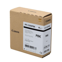 Load image into Gallery viewer, Canon PFI-2300PBK Genuine Ink Cartridge Photo Black 330ml 5277C001AA  PFI2300PBK - Canon PFI-2100 Ink