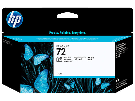 HP Genuine C9370A / No. 72 Photo Black Ink 130ml HP DesignJet T 1300