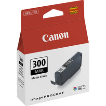 Load image into Gallery viewer, Canon Genuine PFI-300MBK Matte Black Ink 4192C001AA 14.4ml IPF Pro300 PFI300MBK