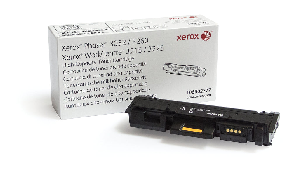 Genuine Xerox 106R02777 Black High Capacity Toner Phaser 3260 WorkCentre 3215 3225 3,000 pages