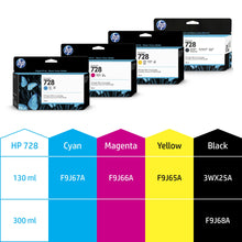 Load image into Gallery viewer, HP Genuine F9J68A / 728 Ink cartridge matt black 300ml for HP DesignJet T 730/830